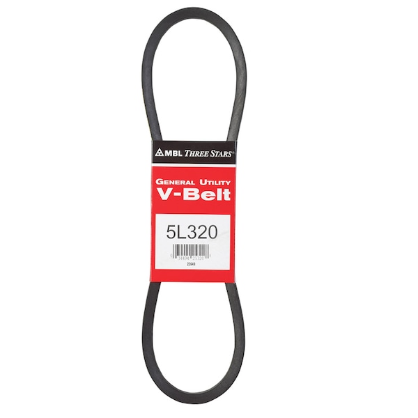 Mbl Mitsuboshi FHP General Utility V-Belt 0.65 in. W X 32 in. L For Fractional Horsepower Motors 5L320A - main